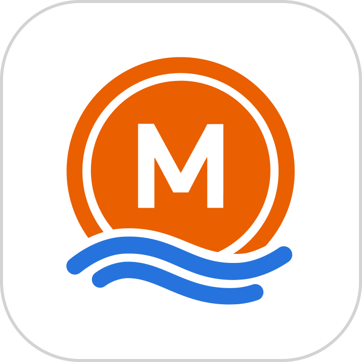 floating logo