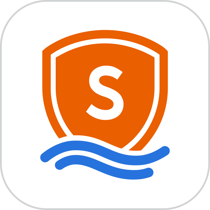 floating logo
